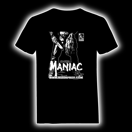 T-shirt Hip Hop du beatmaker Boom Bap Nizuk,inspiré du film Maniac (1980) avec Joe Spinell